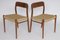 Vintage Danish Model 75 Dining Chairs by Niels Møller, 1950s, Set of 4 1