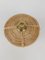 Caja italiana redonda de bambú, ratán y latón, años 70, Imagen 5