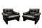 Leather Armchairs by Tobia & Afra Scarpa for B&b Italia, 1972, Set of 2, Image 1