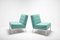 Model 65 Slipper Lounge Chairs by Florence Knoll Bassett for Knoll Inc. / Knoll International, 1960s, Set of 2 1