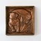 Art Deco Copper Wall Plaque from Maredsous Métiers Dart, 1930s, Image 1