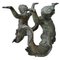 Neoclassical Italian Bronze Putti Di Sea Mermaid Coffee Table, Image 9