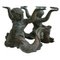 Neoclassical Italian Bronze Putti Di Sea Mermaid Coffee Table, Image 2