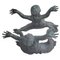 Neoclassical Italian Bronze Putti Di Sea Mermaid Coffee Table, Image 8