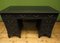 Vintage Black Painted Pedestal Desk with Leather, 1980s, Image 18