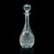 Tall Vintage English Cut Glass Port Decanter, 1960s 2
