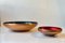 Danish Modern Copper and Enamel Bowls from Corona, 1960s, Set of 2 3