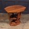 French Art Deco Walnut Occasional Table, 1920s 6