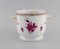 Chinese Hand-Painted Porcelain Bouquet Raspberry Wine Coolers from Herend, Set of 2 4