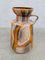 Vintage Flushed Orange Ceramic Vase, West Germany, 1960s, Image 7