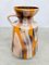 Vaso vintage in ceramica arancione, Germania Ovest, anni '60, Immagine 1