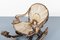 Italienischer Venezianischer Schaukelstuhl mit geschnitzter Muschel 9