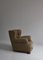 Art Deco Elm & Savak Wool Lounge Chairs from Fritz Hansen, Denmark, 1940s, Set of 2 14