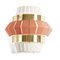 Jade and Ivory Comb Wall Lamp with Brass Ring by Dooq 4