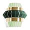 Jade and Ivory Comb Wall Lamp with Brass Ring by Dooq 7