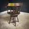 Antique Office Chair on Spindel, England, 1880s 4