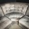 Vintage Mid-Century Gray Leather Patchwork Modular Corner Sofa, 1970s 3