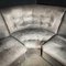Vintage Mid-Century Gray Leather Patchwork Modular Corner Sofa, 1970s, Image 5