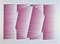 Victor Debach, Abstract Pink Composition, Screen Print, 1970s, Image 1