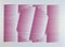 Victor Debach, Abstract Pink Composition, Siebdruck, 1970er 1