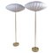 Midc-Cntury Swedish Brass Floor Lamps from Fagerhults Belysning, 1960s, Set of 2 1