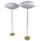 Midc-Cntury Swedish Brass Floor Lamps from Fagerhults Belysning, 1960s, Set of 2, Image 1