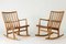 Rocking Chairs Ml-33 par Hans J. Wegner, 1950s, Set de 2 1