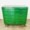 Industrial Brocante Chest of Drawers on Wheels, 1930s 4