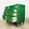 Industrial Brocante Chest of Drawers on Wheels, 1930s 2