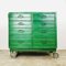 Industrial Brocante Chest of Drawers on Wheels, 1930s 1