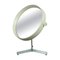 Scandinavian White Lacquered Table Mirror attributed to U. & Ö. Kristiansson for Luxus, 1960s 1