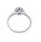 18 Karat White Gold and Aquamarine Diamonds Modern Ring 3