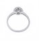 Bague Moderne en Or Blanc 18 Carat et Diamants Aigue-Marine 3