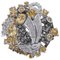 18 Karat White Gold Topazs and Diamonds Ring, 1960s, Image 1