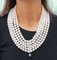 Diamonds, Emerald, Pearls and Platinum Necklace, Image 6