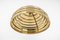 Large Brass Dome Pendant Light attributed to Florian Schulz, Germany, 1970s, Image 2