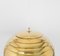 Lampada grande a cupola in ottone attribuita a Florian Schulz, Germania, anni '70, Immagine 6