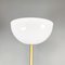 Modern Italian Opaline Acrylic Glass, Marble and Golden Metal Floor Lamp 1970s 3