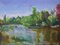 Jackson, The Petersham Hotel, Richmond, View Below By the River, 2010, Oil on Board, Image 1