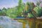 Jackson, The Petersham Hotel, Richmond, View Below By the River, 2010, Oil on Board 2