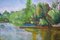Jackson, The Petersham Hotel, Richmond, View Below By the River, 2010, Oil on Board, Image 2