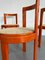 Modernist Italian Orange Bentwood Dining Chair 10