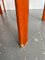 Modernistischer italienischer Esszimmerstuhl aus orangefarbenem Bugholz 12
