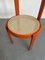 Modernist Italian Orange Bentwood Dining Chair 7