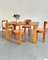 Modernist Italian Orange Bentwood Dining Chair, Image 6