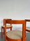 Modernistischer italienischer Esszimmerstuhl aus orangefarbenem Bugholz 9