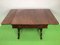 Antique Wood and Veneer Dining Table, 1880s 4