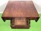 Antique Wood and Veneer Dining Table, 1880s 3