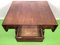 Tavolo da pranzo antico in legno e legno impiallacciato, fine XIX secolo, Immagine 3