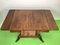 Large Extendable Dining Table with Two Drawers, 1860, Image 4
